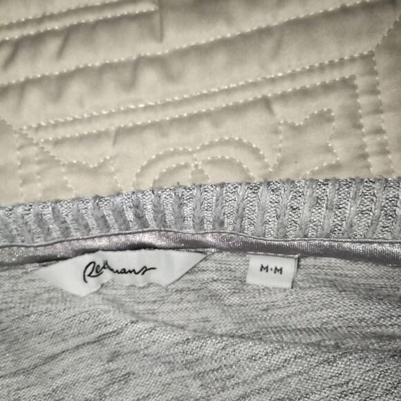 Grey & Gold ENJOY Soft Cosy Casual Long Sleeves Sweatshirt Size Medium - Picture 8 of 12